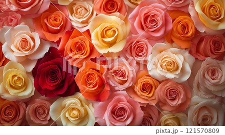 薔薇の背景 薔薇の背景 121570809