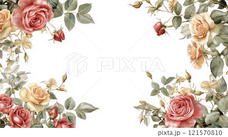 薔薇のフレーム 薔薇のフレーム 121570810