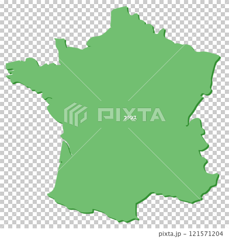 Map of France 121571204