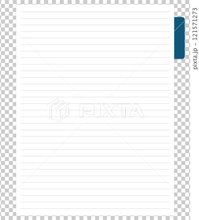 Notebook with sticky notes 121571273