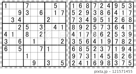 数字パズル 数字パズル 121571455