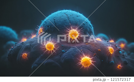 Cytotoxic T cells search and destroy mutated cancer cells Cytotoxic T cells search and destroy mutated cancer cells 121572317