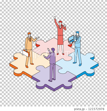 業務團隊形像圖 業務團隊形像圖 121572978