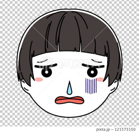 男孩臉圖示說明 121573150