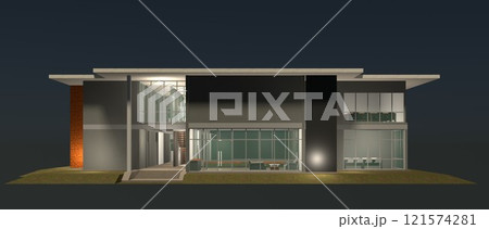3D illustration of building project 3D illustration of building project 121574281