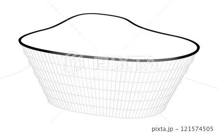 3D illustration of Building in concept 3D illustration of Building in concept 121574505