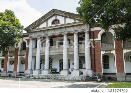 History Bldg at the campus of National Cheng Kung University in Tainan, Taiwan, It was the Former Japanese Army Infantry Second Regiment Dormitories. 121574706