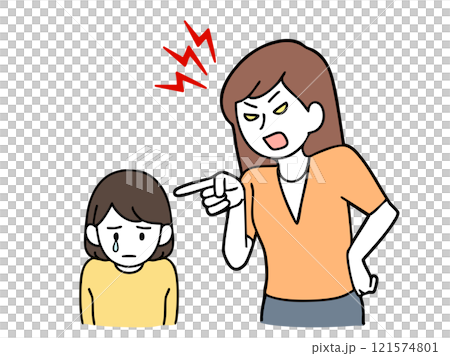 怒られてなく女の子 怒られてなく女の子 121574801