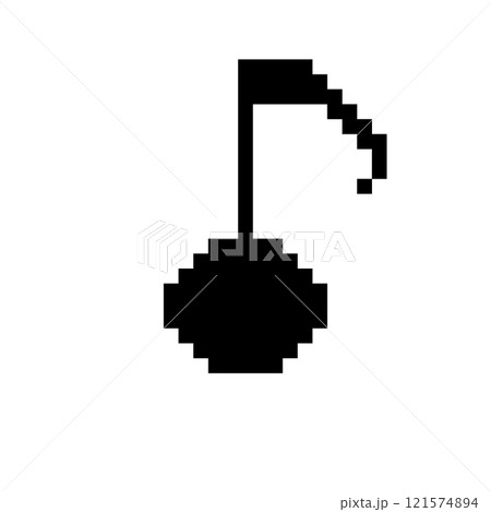 音符のドット絵 121574894