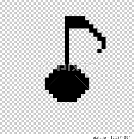 音符のドット絵 121574894