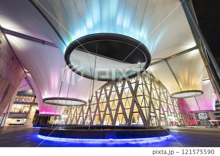 Building view of the Dadong Arts Center in Fengshan District, Kaohsiung, Taiwan is positioned as a multi-functional cultural park. Building view of the Dadong Arts Center in Fengshan District, Kaohsiung, Taiwan is positioned as a multi-functional cultural park. 121575590