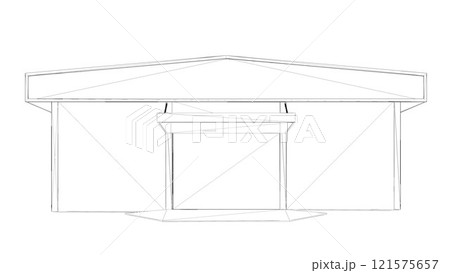 3D illustration of industrial project 3D illustration of industrial project 121575657