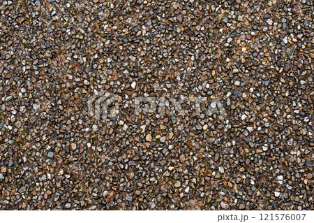 砂利のテクスチャ素材 砂利のテクスチャ素材 121576007