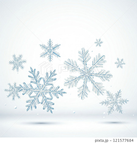 Snowflakes isolated on white background 121577684