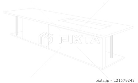 3D illustration of security booth 3D illustration of security booth 121579245