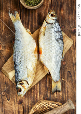 Dried salted fish. 121580290
