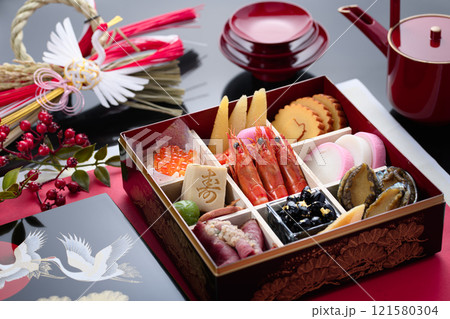 正月料理　おせち料理 121580304