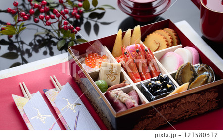 正月料理　おせち料理 121580317