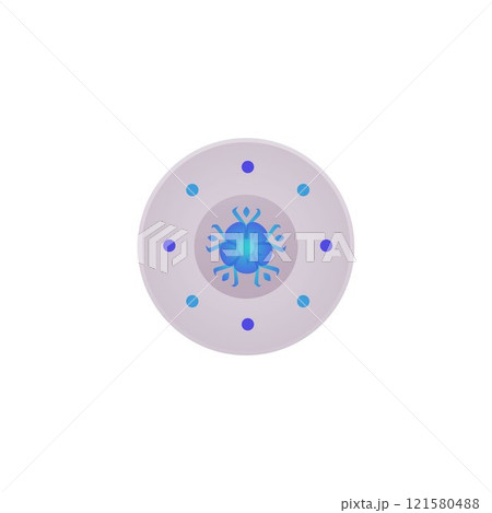 Decorative plate with circular blue floral pattern vector flat icon, white ceramic plate, dish with flower in the center Decorative plate with circular blue floral pattern vector flat icon, white ceramic plate, dish with flower in the center 121580488