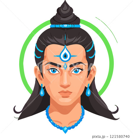 Shiva tandava God Meditation Power trident 121580740