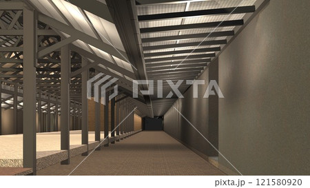 3D illustration of residential project 3D illustration of residential project 121580920