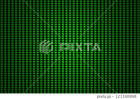 Green Won symbol background 121580988