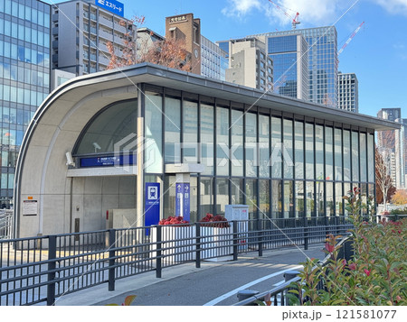 京阪電鉄中之島線・なにわ橋駅（大阪市北区中之島） 121581077