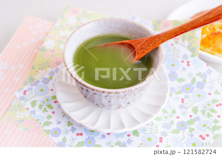 大納言入り抹茶くず湯 121582724