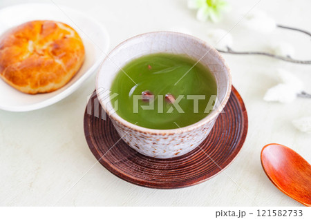 小豆抹茶くず湯 小豆抹茶くず湯 121582733