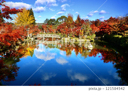 永観堂・禅林寺・綿雲橋・紅葉(京都・左京区) 永観堂・禅林寺・綿雲橋・紅葉(京都・左京区) 121584542