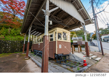 伊香保温泉 峠の公園のチンチン電車 伊香保温泉 峠の公園のチンチン電車 121585387
