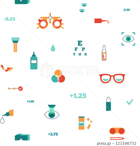 Eyesight examination pattern 121586732