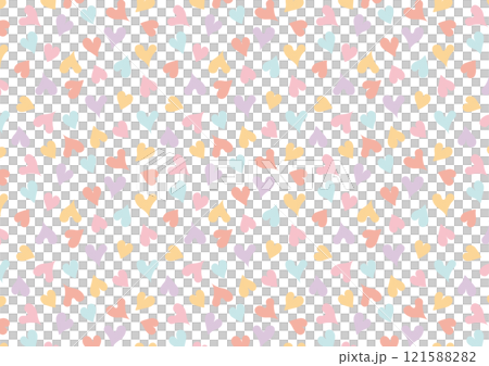 可愛的心形圖案插畫_粉彩_Swatch 註冊 可愛的心形圖案插畫_粉彩_Swatch 註冊 121588282