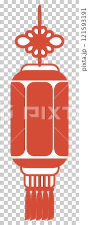 中国の春節の灯籠のベクターイラスト 121593191