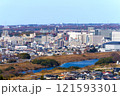 豊田市　市街地の風景　地方都市　2025年1月1日撮影 121593301
