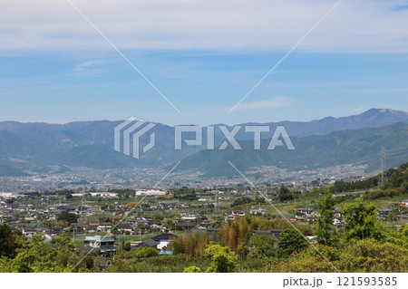 笛吹市の街並み（山梨県笛吹市） 121593585