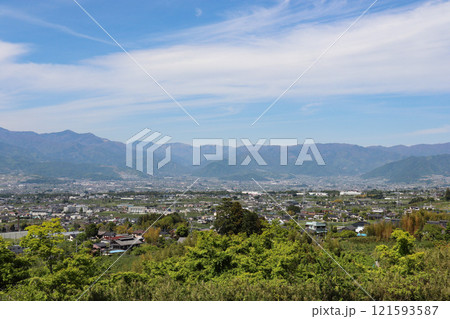 笛吹市の街並み（山梨県笛吹市） 121593587