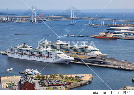 横浜港 客船 風景 横浜港 客船 風景 121593974