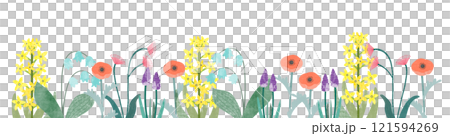 草花の背景イラスト 121594269