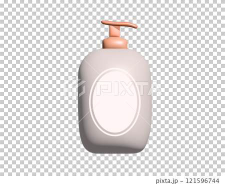 3D bottle of skin lotion icon for moisturizer, sunscreen, sunblock, shampoo and body wash 3D bottle of skin lotion icon for moisturizer, sunscreen, sunblock, shampoo and body wash 121596744
