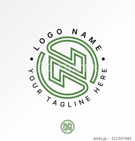 Logo design graphic concept creative premium vector stock image graphic initial N or Z two double lines font circle infinity monogram typography tech Logo design graphic concept creative premium vector stock image graphic initial N or Z two double lines font circle infinity monogram typography tech 121597982