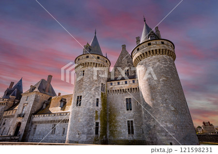 Castle of Sully sur loire near Orleans, Loire valley, France 121598231