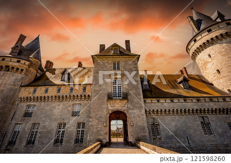 Castle of Sully sur loire near Orleans, Loire valley, France Castle of Sully sur loire near Orleans, Loire valley, France 121598260
