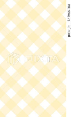 オレンジと黄色のチェック柄の背景 121600168