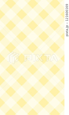 オレンジと黄色のチェック柄の背景 オレンジと黄色のチェック柄の背景 121600169