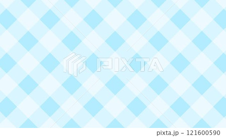 ブルーのチェック柄のシンプルな背景 121600590