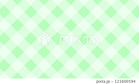 グリーンのチェック柄のシンプルな背景 グリーンのチェック柄のシンプルな背景 121600594
