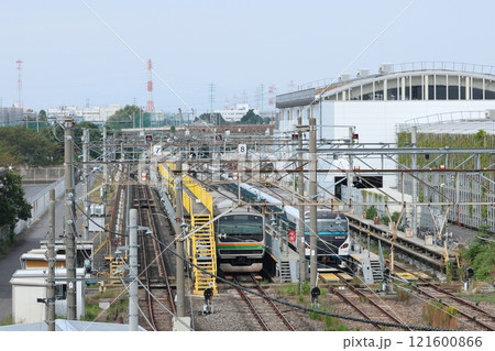 JR東日本東大宮車両基地の風景 121600866