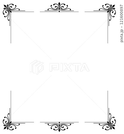 Ornamental vintage borders and frames decorative background. Ornamental vintage borders and frames decorative background. 121600897