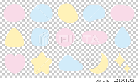 Shape frame cute illustration Shape frame cute illustration 121601202